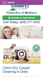 Mobile Screenshot of chemdryofmadisoncarpetcleaning.com